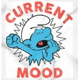 thumbnail image 2 of Sleepy Smurf Current Mood Tired Lazy Hoodie Sweatshirt Women Men Brisco Brands L, 2 of 6