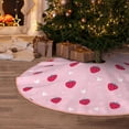 thumbnail image 5 of Sikiie Strawberry And Heart Nativity Christmas Tree Skirt, Jesus Christian Winter Holiday Tree Mat Decoration(30-48IN)48", 5 of 6