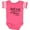Football Pink and White, variant on Inktastic Though She Be but Little She is Fierce Quote Shakespeare Girls Baby Bodysuit