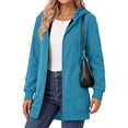 thumbnail image 3 of MOSHU Plus Size Women Zip Up Hoodies Long Sleeve Cotton Fleece Sweatshirts for Women Casual Hooded Jackets Fall Tops with Pockets, 3 of 10