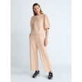 thumbnail image 2 of Scoop Women's and Women's Plus New Scubaknit Pleated Sleeve Top, Sizes XS-4X, 2 of 5