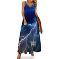 thumbnail image 1 of Robe Sans Manches Éclair style Coréen Vêtements d'Été pour Femmes, 1 of 5