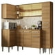 thumbnail image 1 of Cocina Integral Completa Esquinera 261cm Emilly River Madesa 03 - Marrón Madesa GCEM261003, 1 of 2
