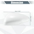 thumbnail image 3 of Car Rear View Left Driver Side Mirror Cover Cap Replacement White for Honda Accord 2018-2020 Fits W/ Turn Signal Models Mirror Guard Covers Exterior Decoration Trims, 3 of 6
