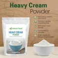 thumbnail image 3 of Z Natural Foods Heavy Cream Powder, Nutrient-Rich, Delicious Dry Cream with a Durable Shelf Life, Perfect for Coffee, Cake, Dessert, and Recipes, Keto-Friendly, Non-GMO, Gluten-Free, Kosher, 1 lb, 3 of 8