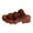 Brown, variant on Abcnature Women Sandals Clearance 2023! Women's Platform Wedge Sandals with Arch Support Round Toe Thick Heeled Shoes Beach Sandals Non-Slip Causal Slippers Summer Athletic Outdoor Beach Sandals