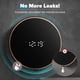 thumbnail image 2 of Automatic Soap Dispenser Foam Bathroom: Wall Mount Rechargeable Touchless Adjustable Auto Smart Electric Plastic Black Foaming Soap Dispenser with Clock - Kitchen - Hand Dish Lotion Couple Kids, 2 of 5