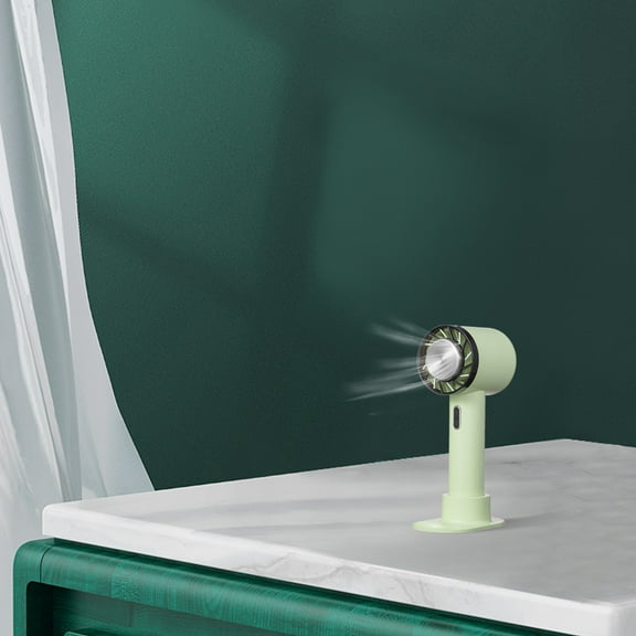 Needhep 90° Oscillating Fans for Indoors,Fan for Desk, Small Table Fans For Bedroom, Powerful Fans That Blow Cold Air, Travel Portable Fan (Green)