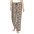 thumbnail image 1 of Fotbe Raccoon Pantalones de Pijama para Mujer, Pantalones de Dormir, Pantalones Pj con Cordón y Bolsillos-Medium, 1 of 6
