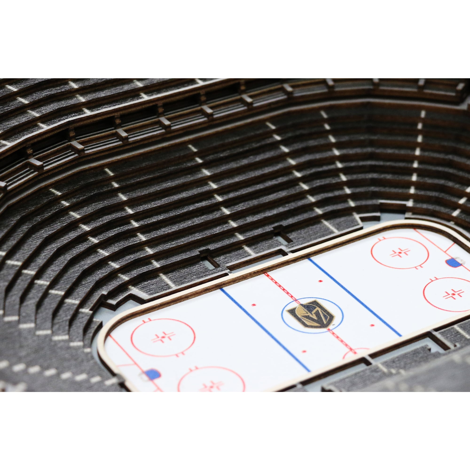 Vegas Golden Knights 25.5'' x 19.5'' 25-Layer StadiumViews 3D Wall Art
