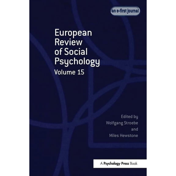 Special Issues of the European Review of European Review of Social Psychology, (Hardcover)