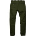 thumbnail image 4 of Pantalón ajustado tapered stretch casual para hombre en verde militar, 4 of 6
