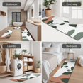 thumbnail image 5 of Brown Boho Plant Pattern Kitchen Rugs Sets Of 3,Kitchen Runner Rugs Non Skid Washable,Decorative Kitchen Floor Mats for Kitchen,Sink,Laundry,17"x30"+ 17"x47" + 17"x59", 5 of 6