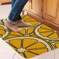 thumbnail image 5 of Mloabuc Yellow Lemon Decorative Kitchen Mats Anti Fatigue Waterproof Stain Resistant Floor Rug Non Slip Cushioned Floor Mat - 17x29 Inch, 5 of 5