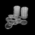 thumbnail image 4 of 500 Piezas 21mm Redondo Titular de Moneda de PláStico Transparente Caja de CáPsulas Cajas de ExhibicióN de Almacenamiento Clara Titulares de Monedas, 4 of 5
