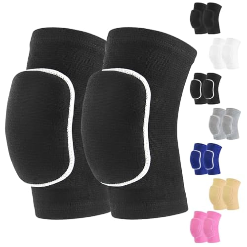 Volleyball Knee Pads for Dancers,Soft Breathable Knee Pads for Men Women Younth Girls Kids Knees Protective,Knee Braces for Volleyball Football Dance Yoga Wrestling Running Cycling(Medium)