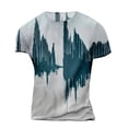 thumbnail image 5 of Mens Vintage Designer Raglan T-Shirt Short Sleeve Printed Summer Round Neck Top Casual T-Shirt, 5 of 5