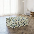 thumbnail image 3 of Hawaiian Foldable Mattress, Surfboards on Transport, 74.8" x 39.4", Grey Yellow Multicolor, by Ambesonne, 3 of 6
