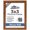 Distressed Oak, variant on US Art Frames Oak 3x3 Picture Frame .75" Wide - Preinstalled Hangers and UV Blocking Plexiglass, 100% USA Made