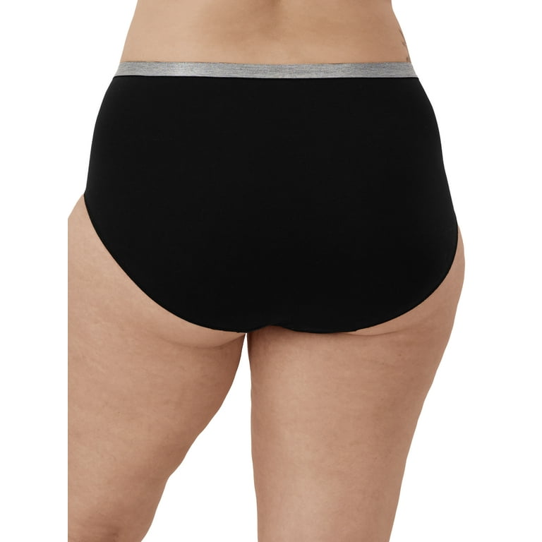 Hanes Just My Size Women's Stretch Brief Underwear, 5-Pack 