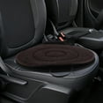 thumbnail image 4 of IDEANATEGRATE Cojín Giratorio Ergonómico Para Asiento De Auto Color Café Con Material Confortable Para Uso Todo El Año, 4 of 6