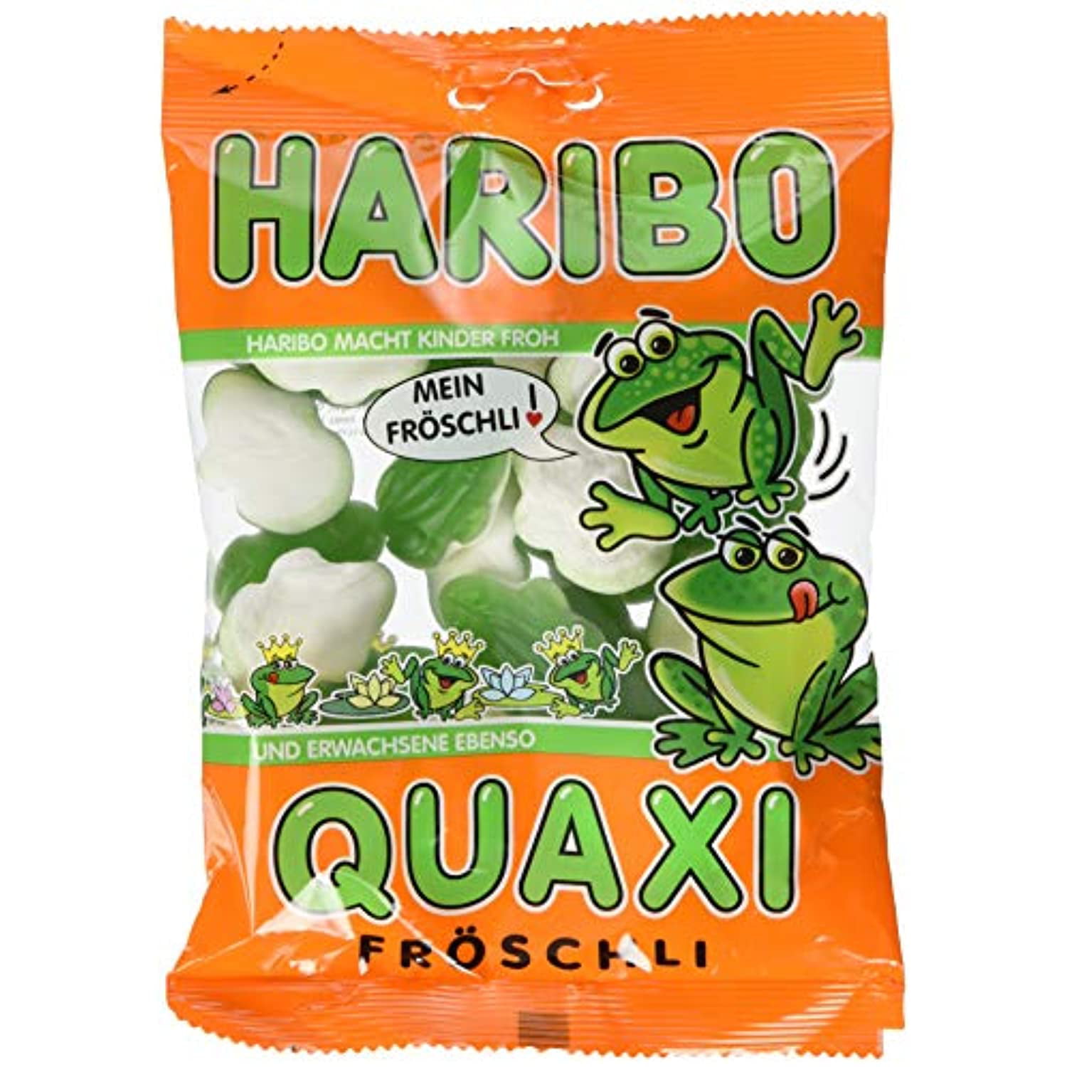 Haribo Fruit Gummi quaxi frogs with foam sugar, 175 g – Peppery Spot