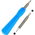 thumbnail image 1 of Ring Doorbell Screwdriver, Alloy Steel Double-Ended T6 T15 Torx Screwdriver Bit Ring Doorbell Security Screwdriver Replacement Kit for Video Doorbell, Doorbell Battery Change-Blue, 1 of 6