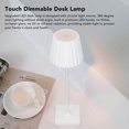 thumbnail image 3 of Lámpara de Mesa LED Inalámbrica Batería Recargable de 2400 MAh Lámpara de Escritorio Táctil Regulable Luz Nocturna LED Luz de Mesa de Metal para Cena de Pareja Mesa de ANGGREK  Otros, 3 of 8