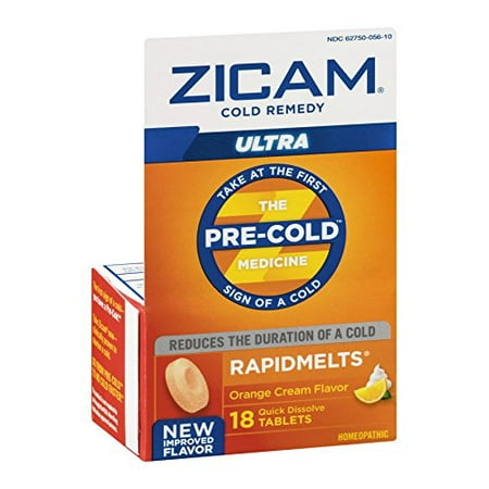 Zicam Cold Remedy Pre-Cold Orange Cream RapidMelts  25