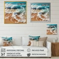 thumbnail image 4 of Designart "Overhead Seaside View Harmony" Beach Canvas Wall Art, 4 of 7
