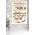 thumbnail image 3 of Gather Together, Thanksgiving Typography (36x54 Giclee Gallery Art Print, Vivid Textured Wall Decor), 3 of 3
