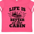 thumbnail image 4 of Inktastic Life is Better at the Cabin with Trees and Moon Boys or Girls Toddler T-Shirt, 4 of 5