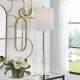 thumbnail image 3 of Uttermost Sceptre Crystal Buffet Lamp in Nickel, 3 of 7