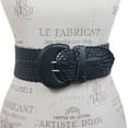 thumbnail image 2 of Women's High Waist Braided Woven Full Grain Leather Belt, 2 of 3