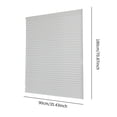 thumbnail image 2 of Persianas plisadas temporales para ventanas, sin taladros, autoadhesivas, con aislamiento térmico, elevador inalámbrico para dormitorio, accesorio de Blanco XL, 2 of 8