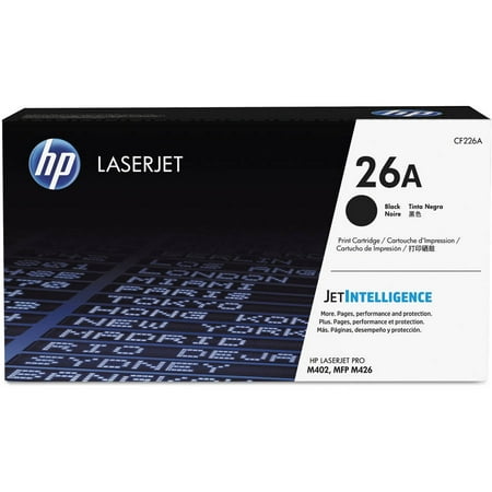 HP 26A (CF226A) Black Original LaserJet Toner Cartridge
