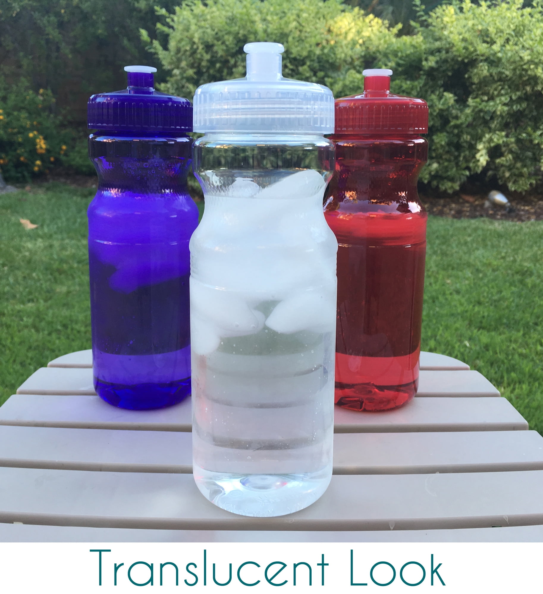 24 Pack Bulk Water Bottles for Kids, Reusable Water Bottles 7.5 Inch Beach  Acce