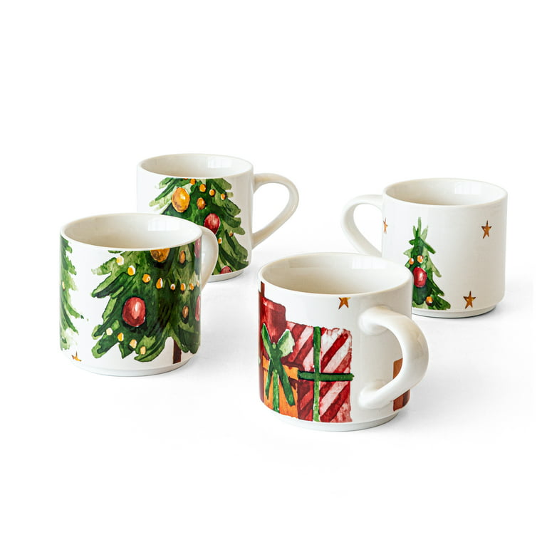 Things Could Be Worse Christmas Mugs, 4-Pack 12-oz Mugs