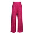 thumbnail image 3 of Usmixi Pants for Women Womens Sparkly Pants Night Party Club Elegant Sequin Palazzo Long Pants Fashion Elastic Waist Loose Wide Leg Trousers, 3 of 4