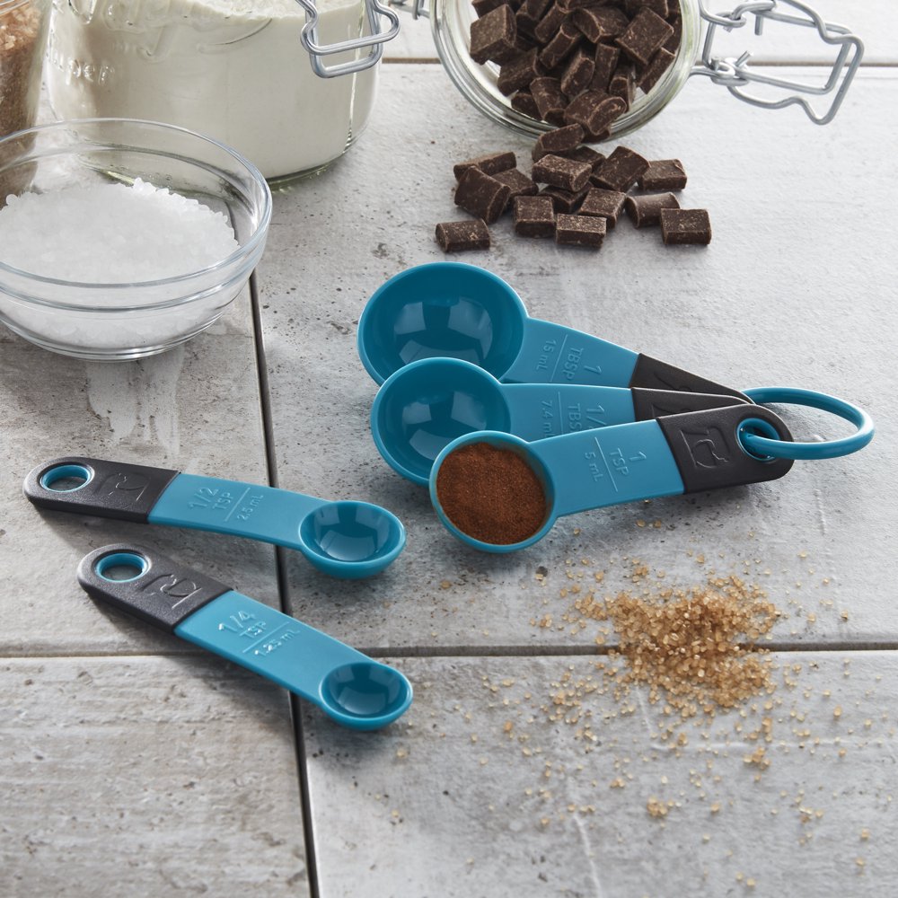 Kitchenaid Set of 5 Measuring Spoons in Ocean Drive