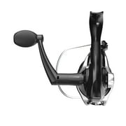 Zebco ZSE20 Spinning Fishing Reel, Size 20 Reel, Changeable Right- or Left-Hand Retrieve, Pre-Spooled with 8-Pound Zebco Fishing Line, Stainless Steel Bail Wire, Black and Silver