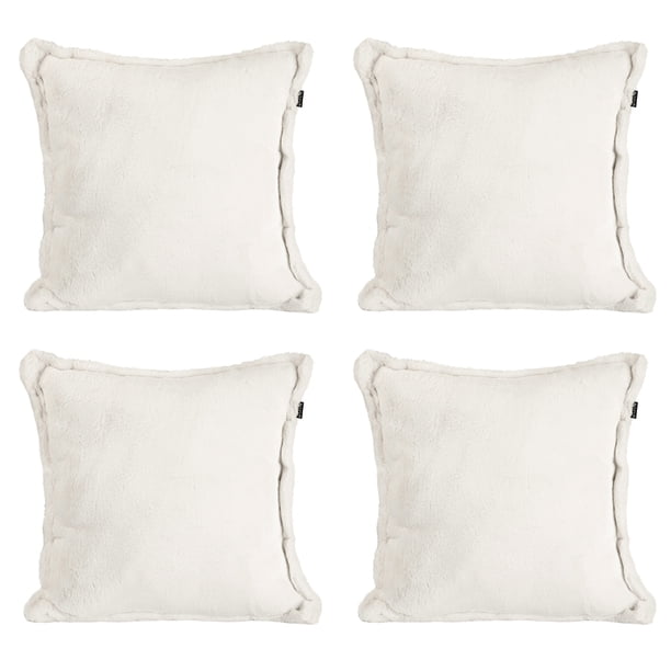 Cojin Decorativo Cuadrado Set de 4 Tail Hueso