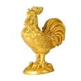 thumbnail image 2 of Estatuilla de pollo, estatua de gallo, estatua de resina Animal, adornos de mesa de la , artesanía, escultura de gallo para inauguración de la, 2 of 9