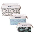 thumbnail image 4 of American Art Decor Kona Coast by Reyn Spooner 50th State Waves, The Reef, Island Paradise, Printed Fabric Basket Set of 3 - 17" x 10.5" x 12", 4 of 6