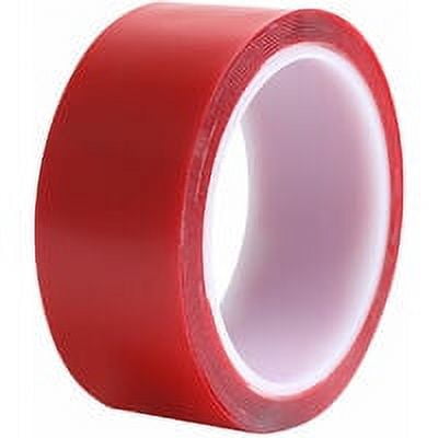 CHAO Cinta adhesiva acrílica de doble cara resistente, 3,0 cm x 3m, lavable, impermeable, transparente, sin costuras, fijación de alfombras, pared de oficina en casa, manualidades DIY