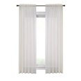 thumbnail image 4 of Loft Living Cannes Rod Pocket Linen-Like Single Curtain Panel Sheer 56" x 63" in Ivory, 4 of 6