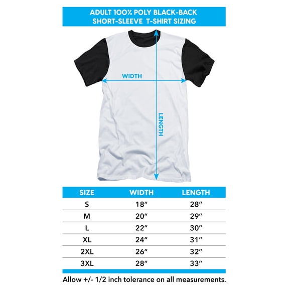 Three Stooges Stooges All Over Unisex Adult Halloween Costume Sublimated T Shirt