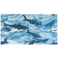 thumbnail image 2 of Sharks Sea 3 Ring Binders 1.5 inch Hardcover File Folders with Interior Pockets A4 Size Organizer for School Office Hospital Set of 2, 2 of 8