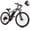 Gray, variant on 26" Adult Electric Bike, Mountain Ebike with 28MPH Top Speed, 48V 7.8Ah Battery 350W Peak 1000W Motor Electric Bicycle, Unisex (White)