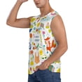 thumbnail image 3 of Goofa Summer Animal Printed Men's Sleeveless T-Shirt - Athletic Gym Workout Tank Top for Men - Moisture-Wicking, UPF 30+ Quick-Dry Muscle Tee-Medium, 3 of 8